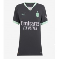 Camisa de Futebol AC Milan Alvaro Morata #7 Equipamento Alternativo Mulheres 2024-25 Manga Curta